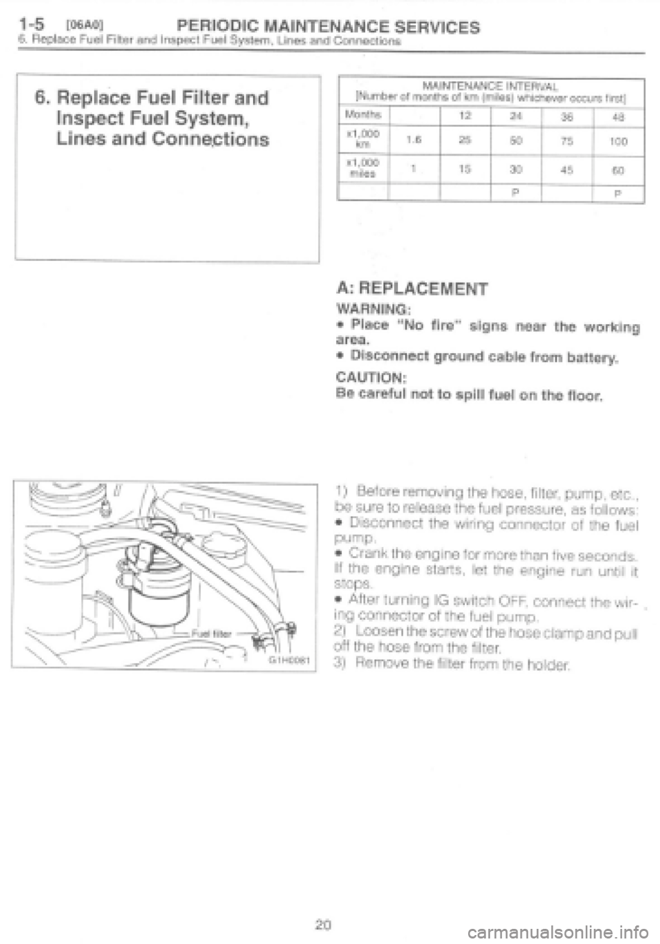 SUBARU IMPREZA 1997  Workshop Manual 