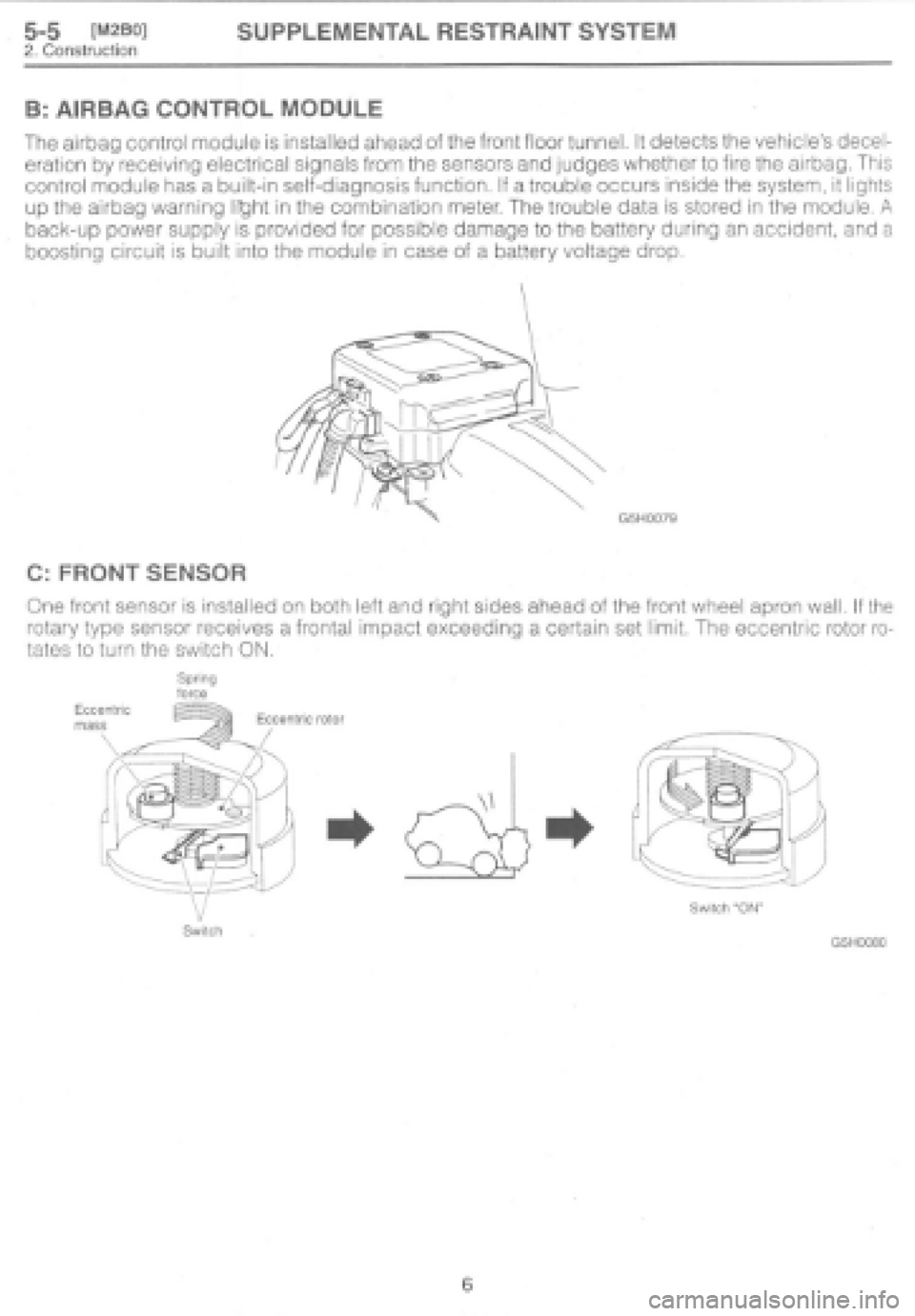 SUBARU IMPREZA 1997  Workshop Manual 