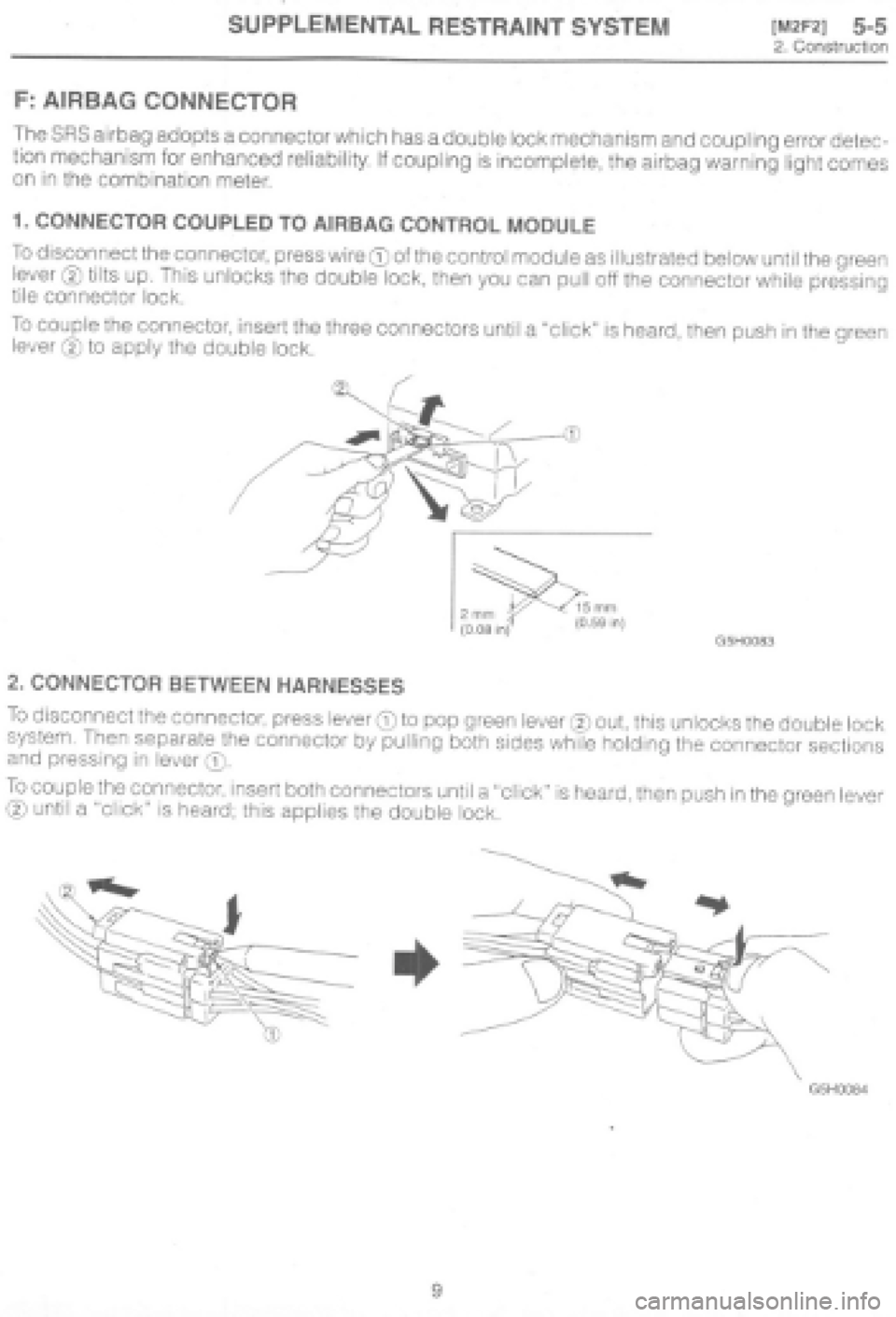 SUBARU IMPREZA 1997  Workshop Manual 
