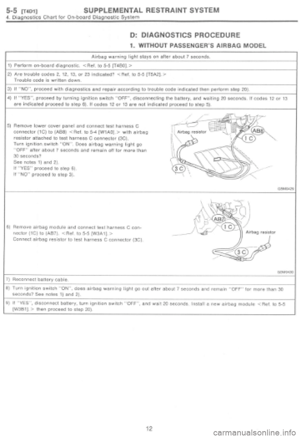 SUBARU IMPREZA 1997  Workshop Manual 
