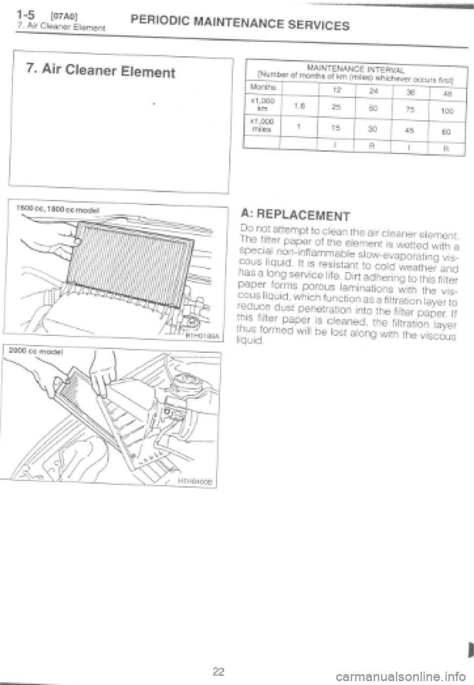 SUBARU IMPREZA 1997  Workshop Manual 
