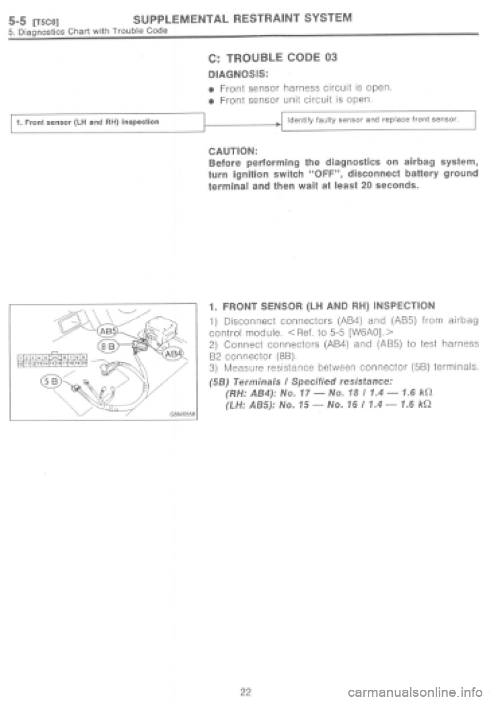 SUBARU IMPREZA 1997  Workshop Manual 