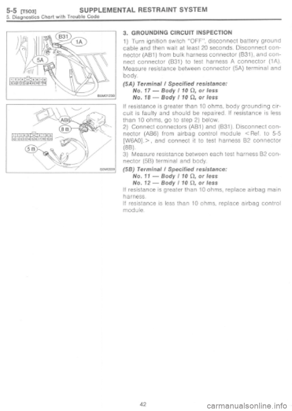 SUBARU IMPREZA 1997  Workshop Manual 