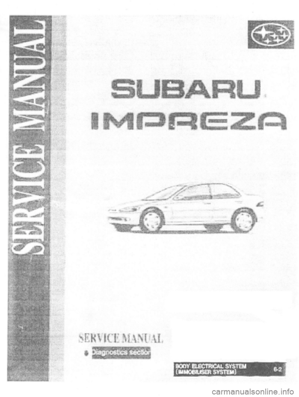 SUBARU IMPREZA 1997  Workshop Manual 