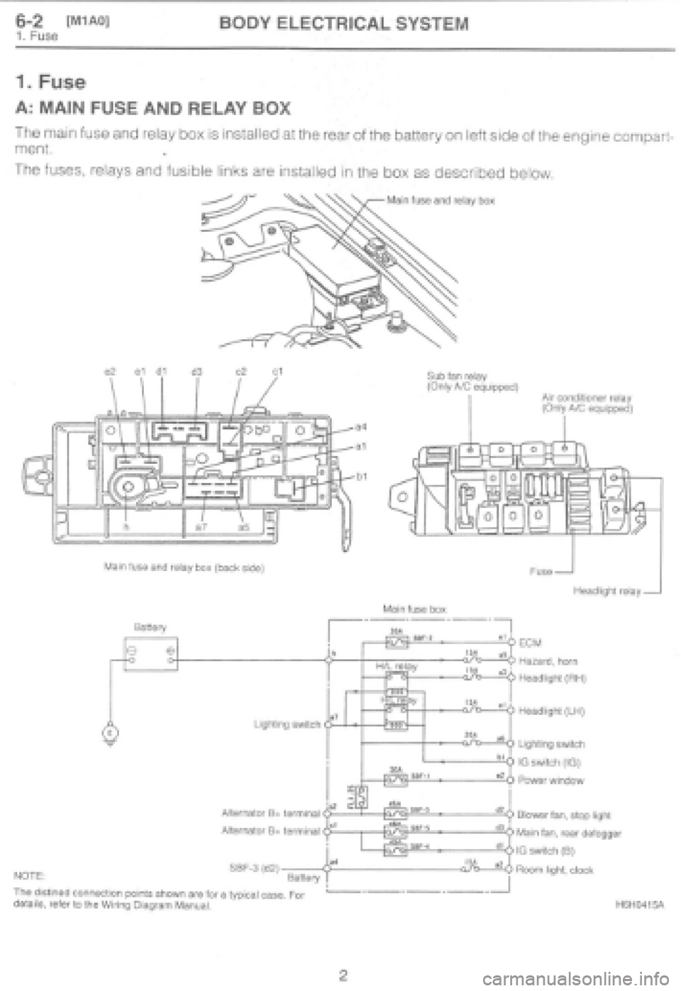 SUBARU IMPREZA 1997  Workshop Manual 