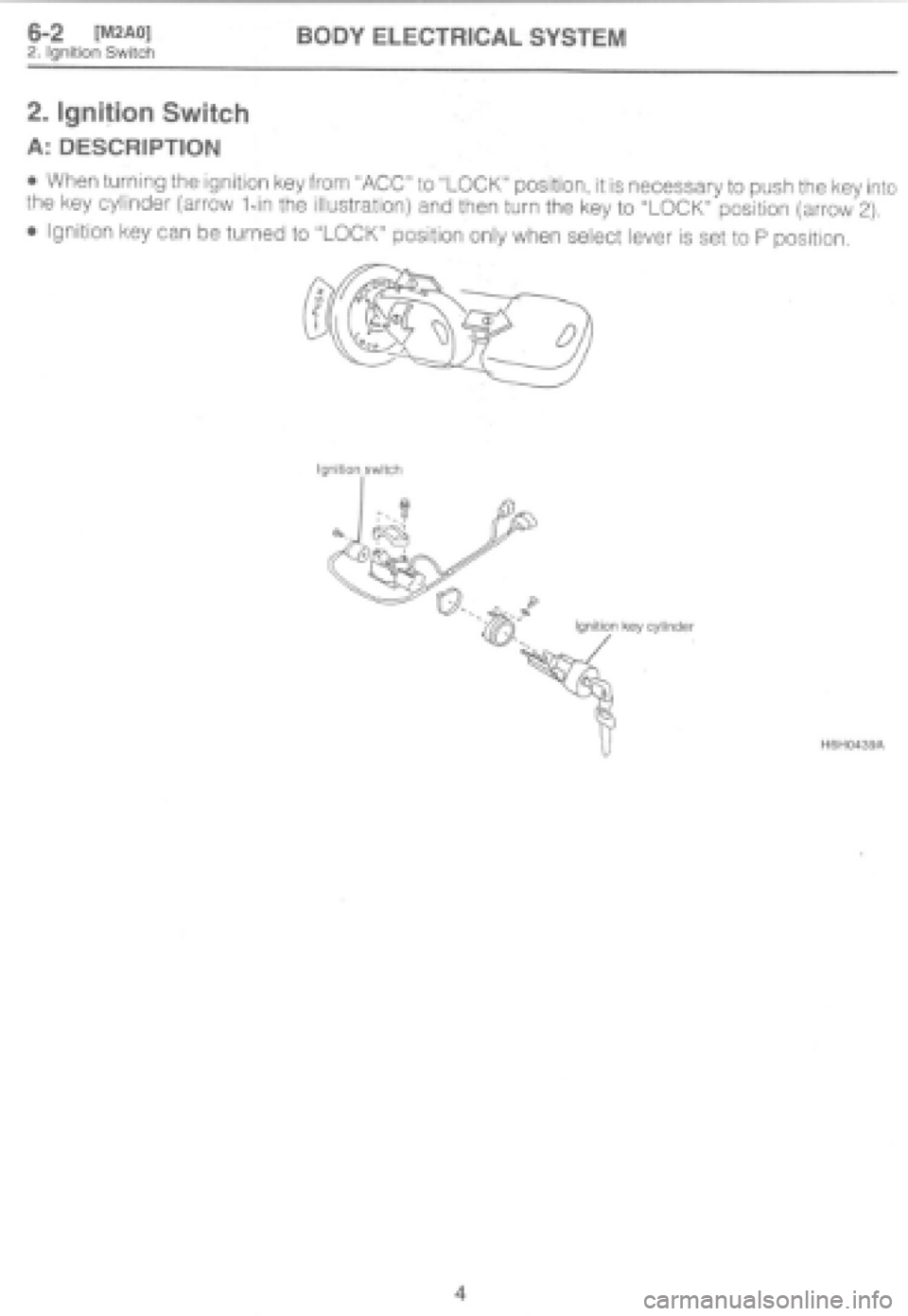 SUBARU IMPREZA 1997  Workshop Manual 
