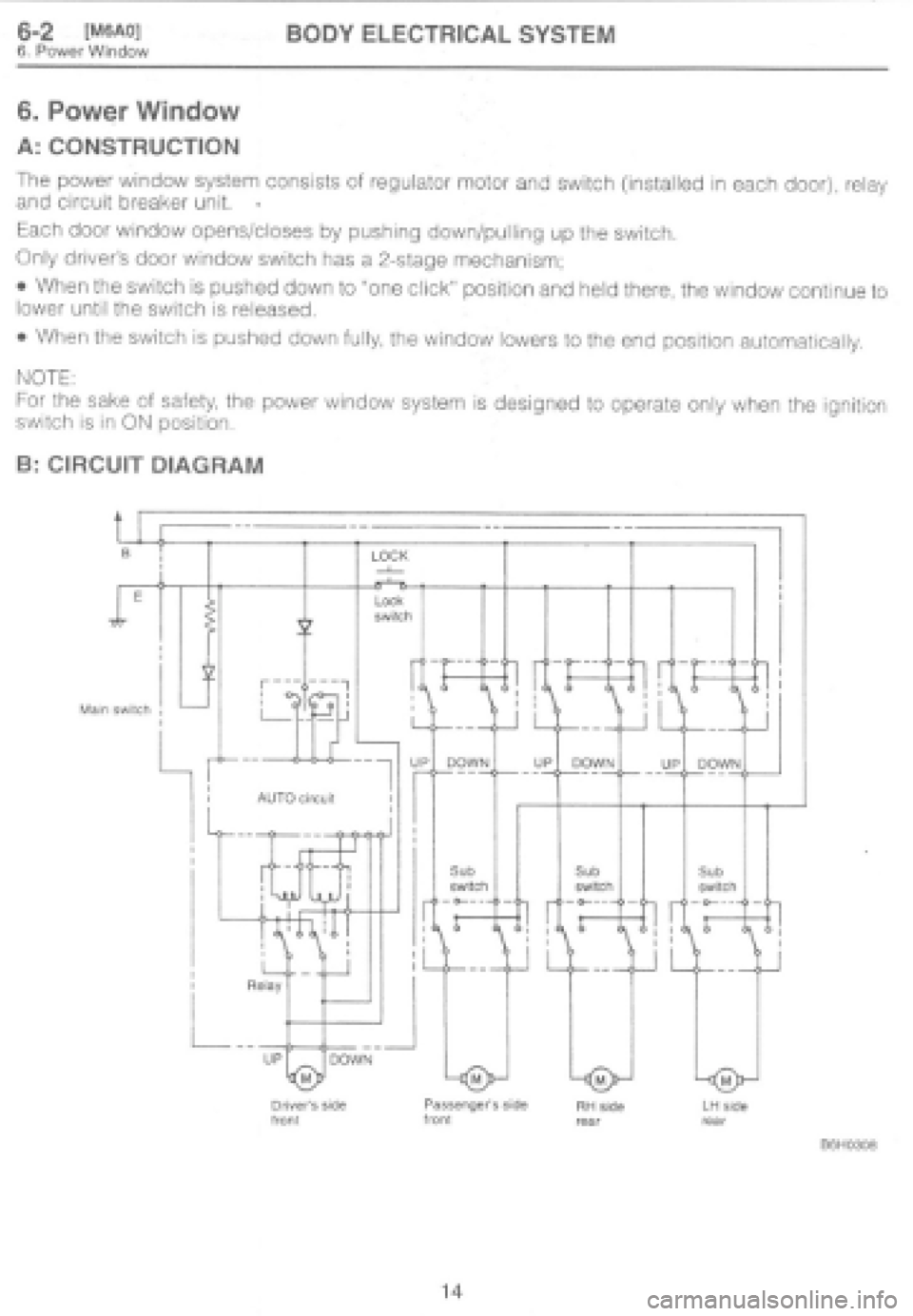 SUBARU IMPREZA 1997  Workshop Manual 