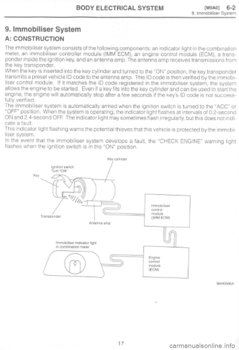 SUBARU IMPREZA 1997  Workshop Manual 