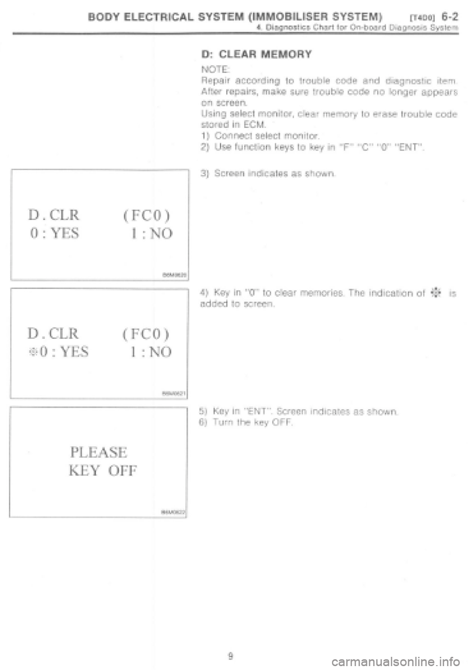 SUBARU IMPREZA 1997  Workshop Manual 