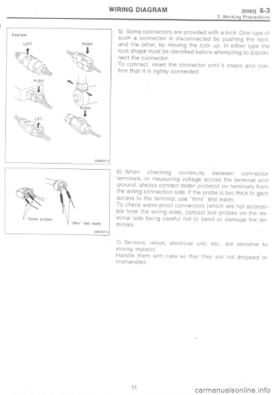 SUBARU IMPREZA 1997  Workshop Manual 