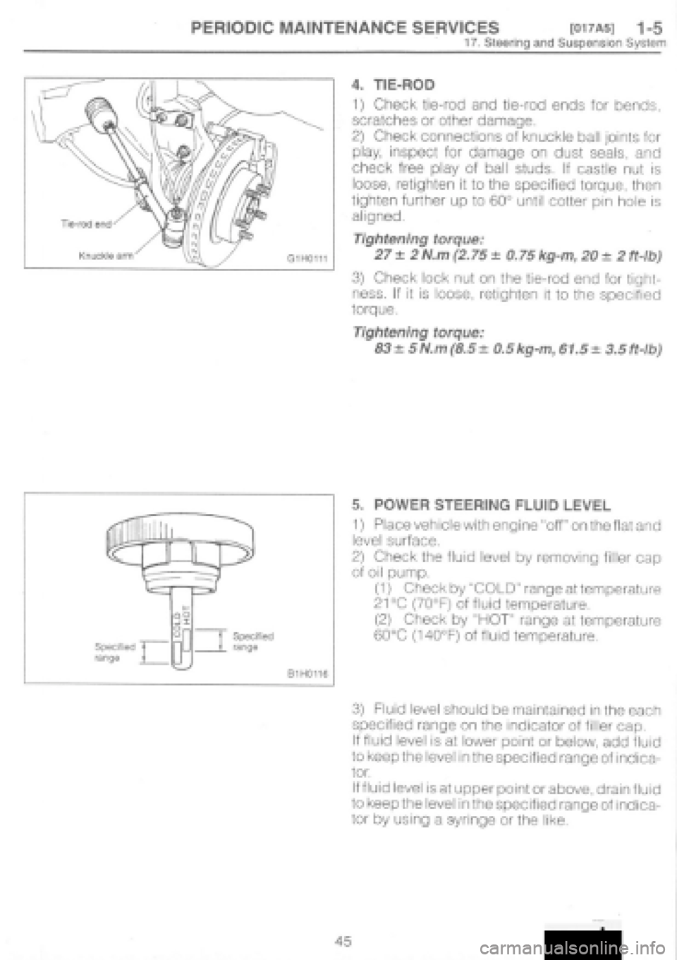 SUBARU IMPREZA 1997  Workshop Manual 