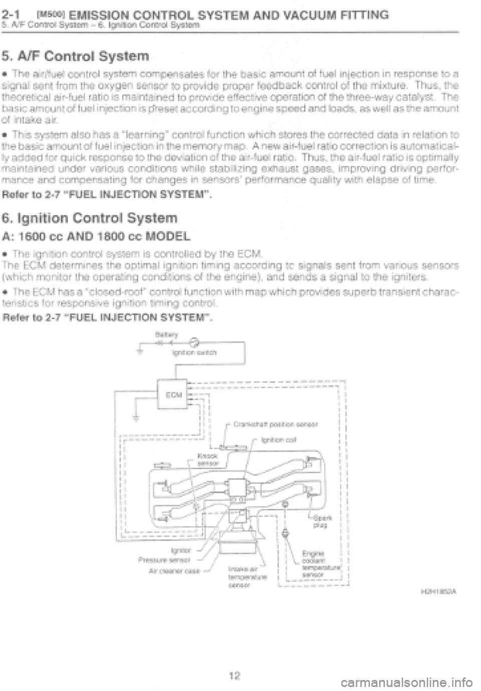 SUBARU IMPREZA 1997  Workshop Manual 