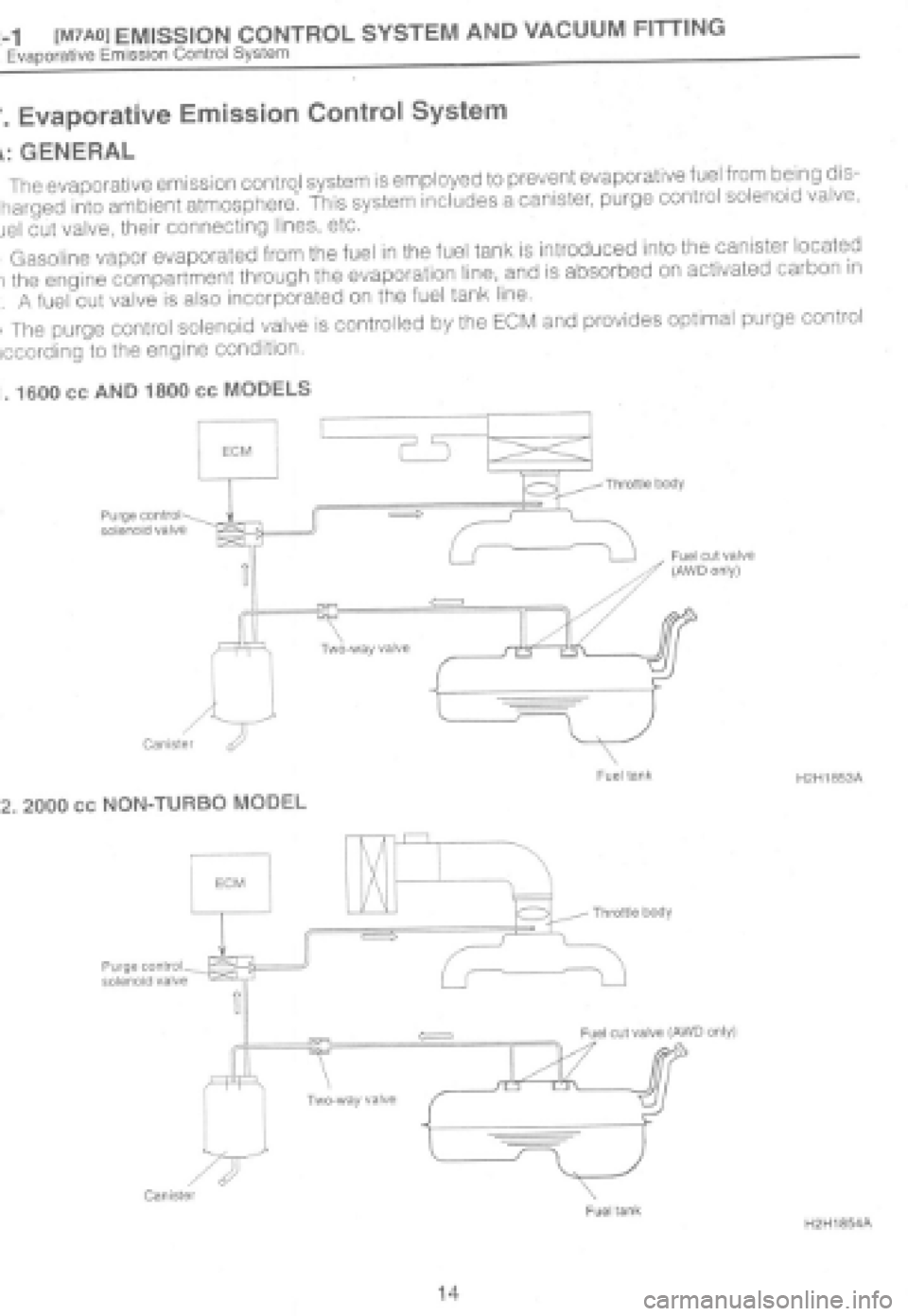 SUBARU IMPREZA 1997  Workshop Manual 