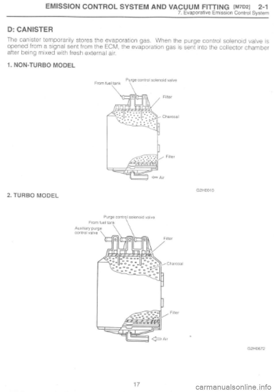 SUBARU IMPREZA 1997  Workshop Manual 