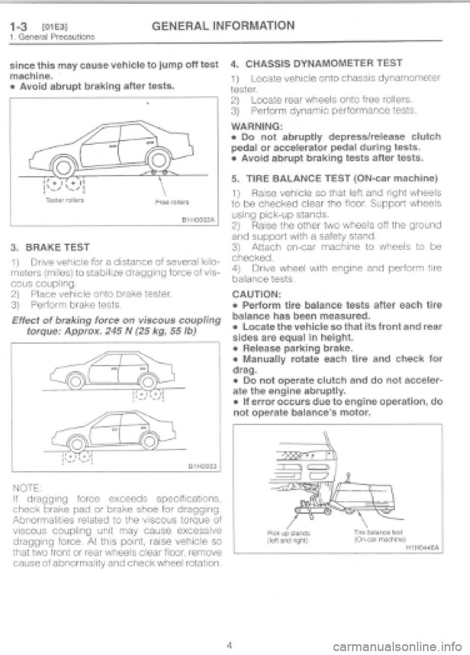 SUBARU IMPREZA 1997  Workshop Manual 