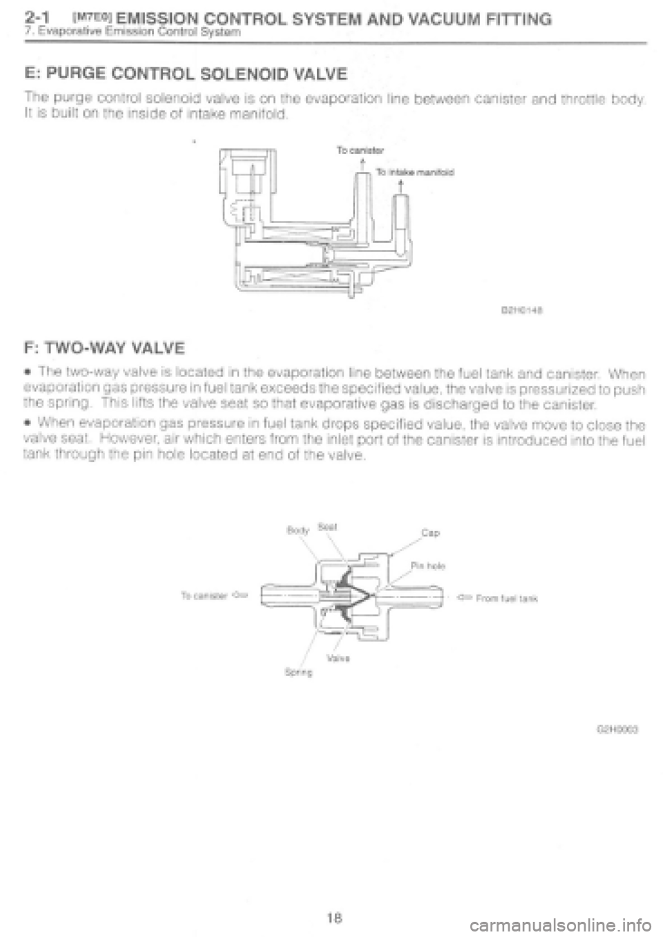 SUBARU IMPREZA 1997  Workshop Manual 