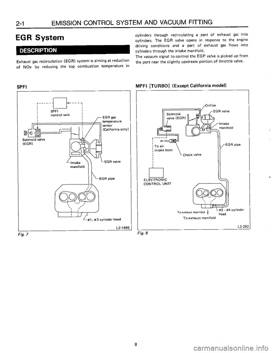 SUBARU LEONE 1989  Service Repair Manual 