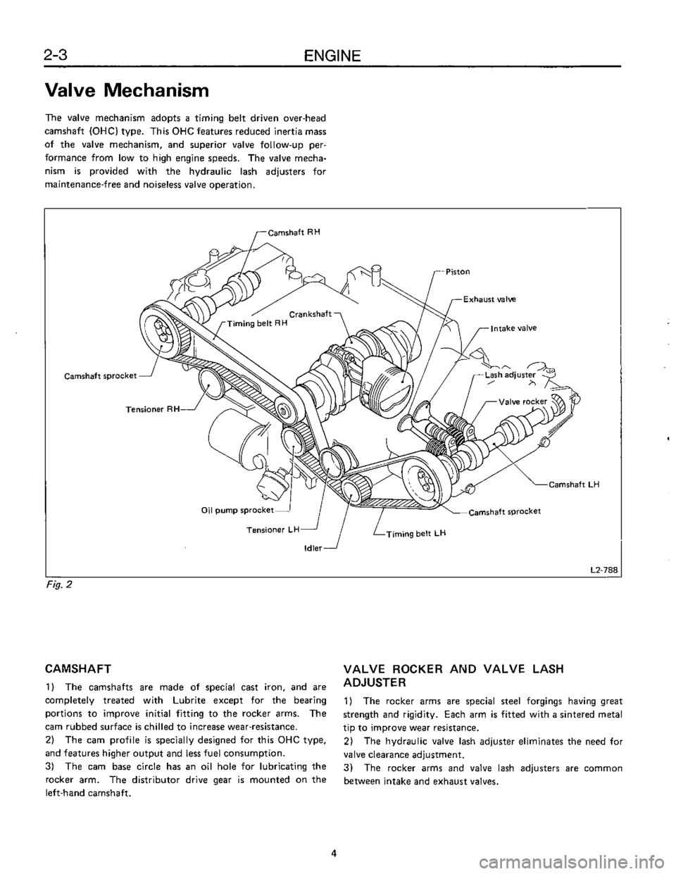 SUBARU LEONE 1989  Service Repair Manual 
