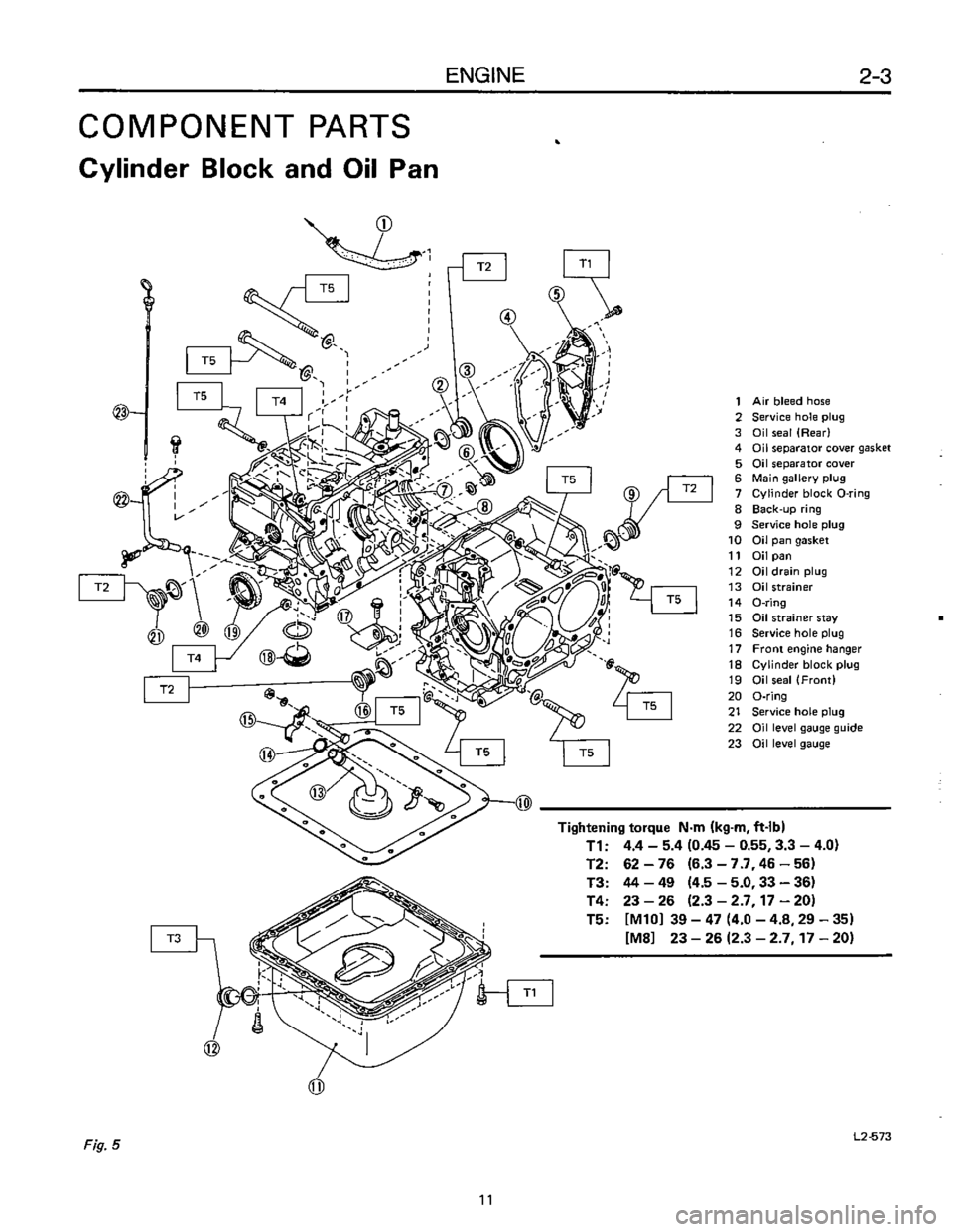 SUBARU LEONE 1989  Service Repair Manual 