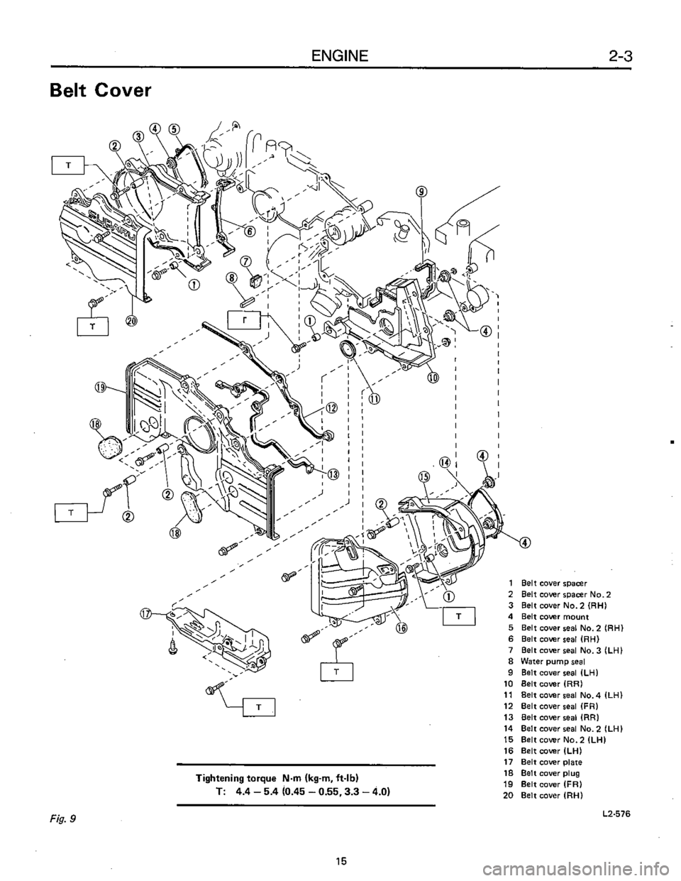 SUBARU LEONE 1989  Service Repair Manual 