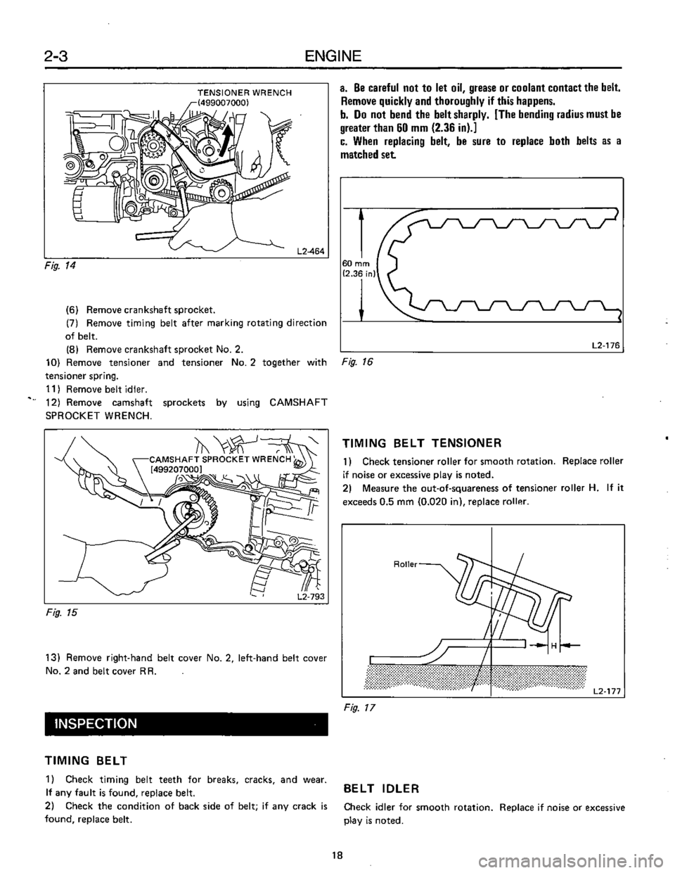 SUBARU LEONE 1989  Service Repair Manual 