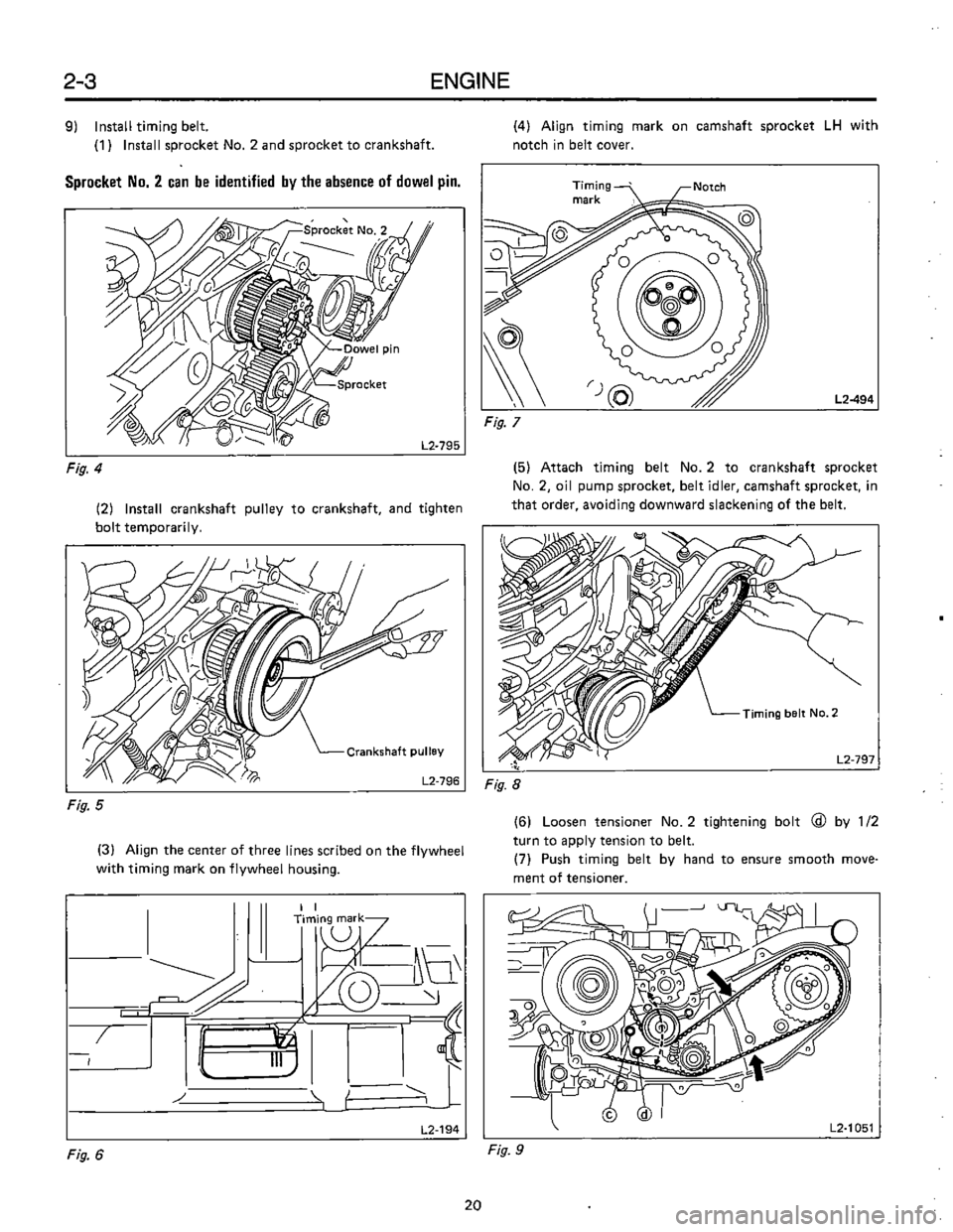 SUBARU LEONE 1989  Service Repair Manual 