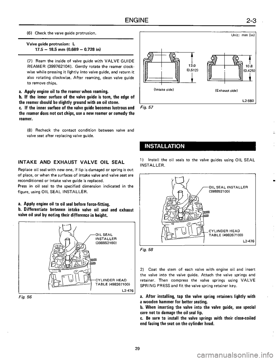 SUBARU LEONE 1989  Service Repair Manual 