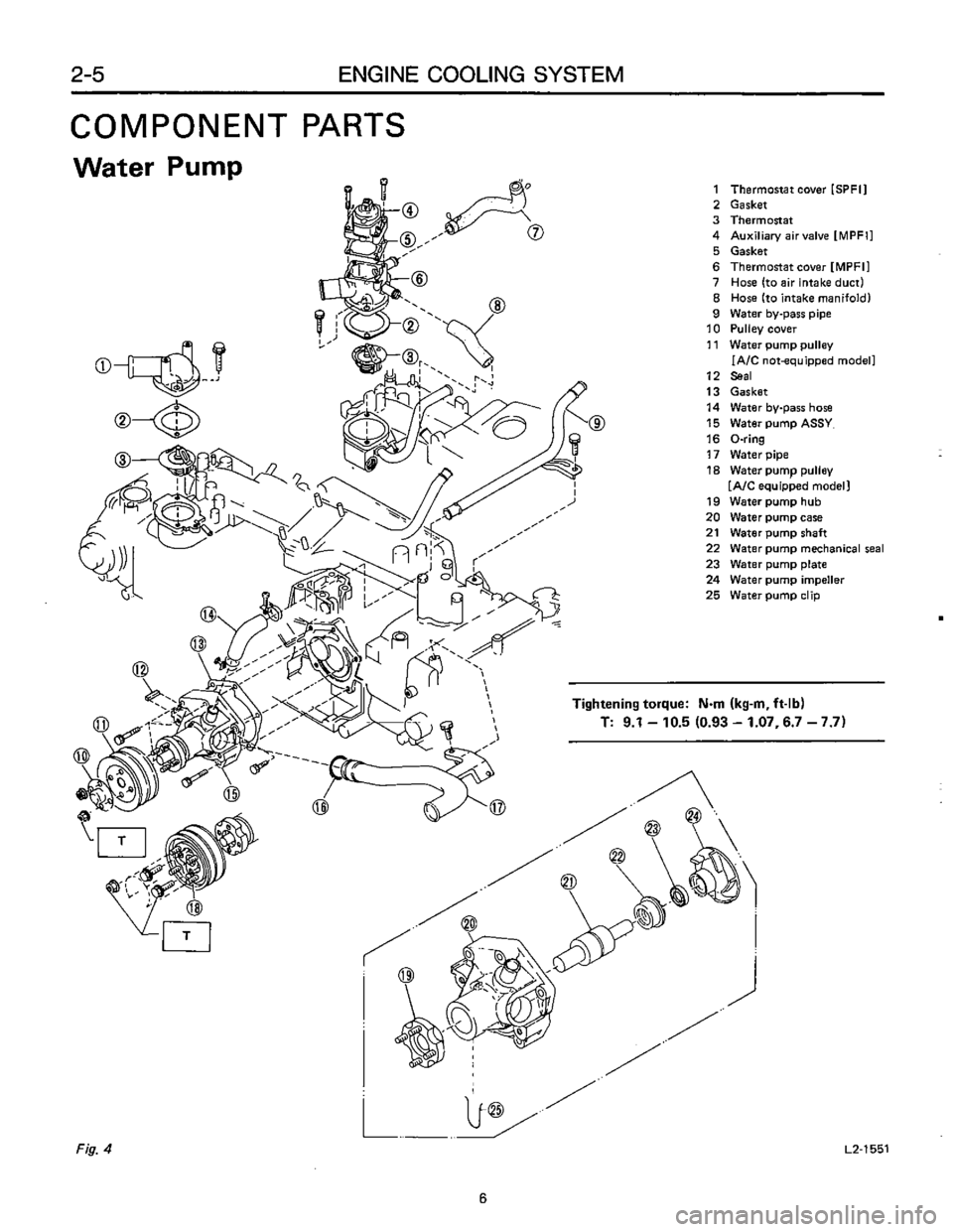 SUBARU LEONE 1989  Service Repair Manual 
