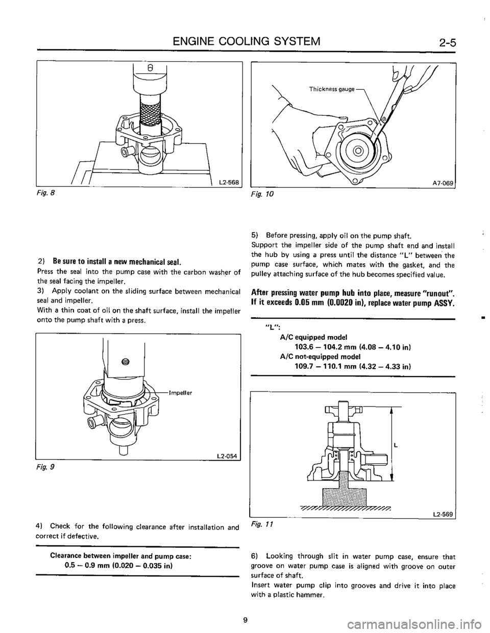 SUBARU LEONE 1989  Service Repair Manual 
