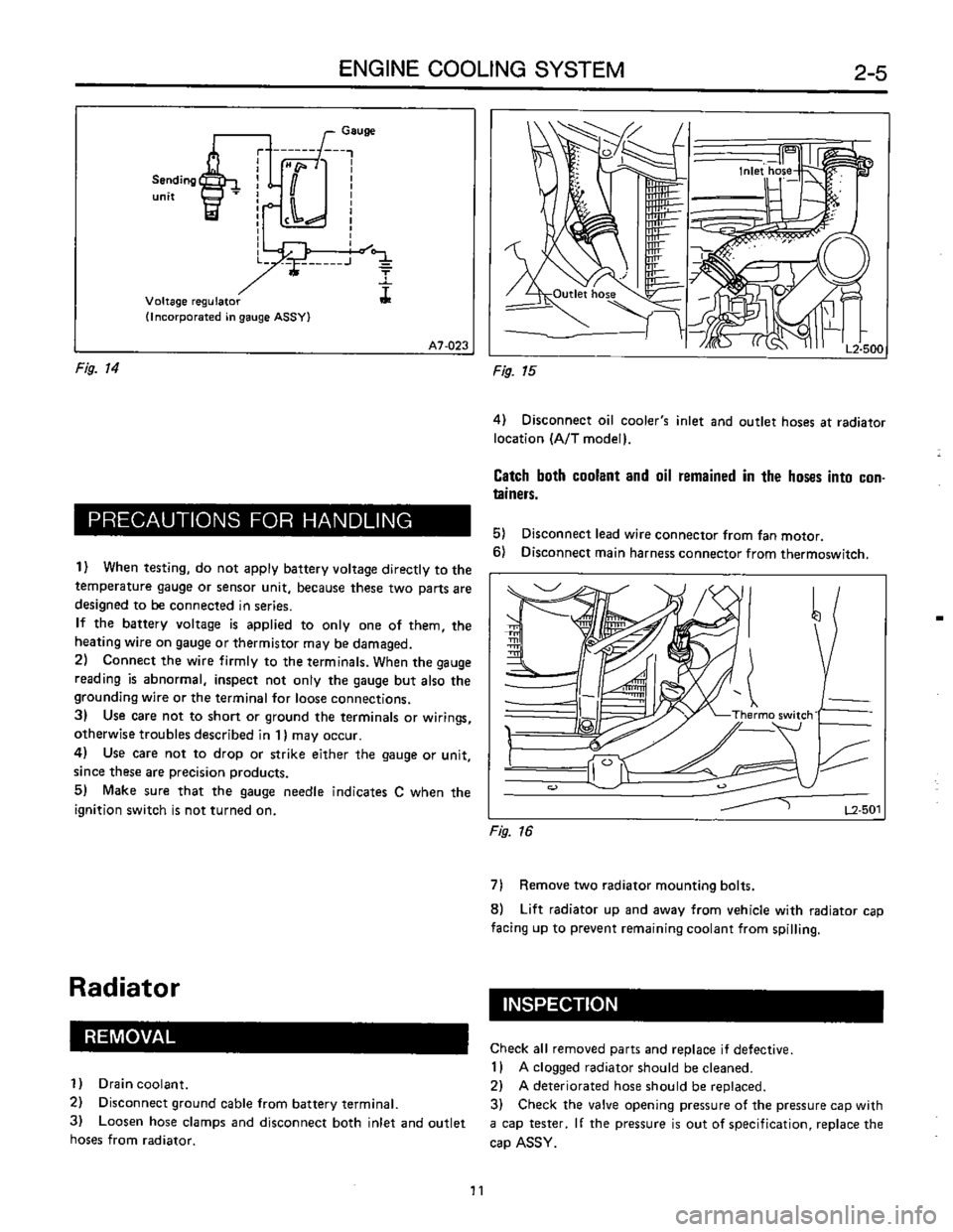 SUBARU LEONE 1989  Service Repair Manual 