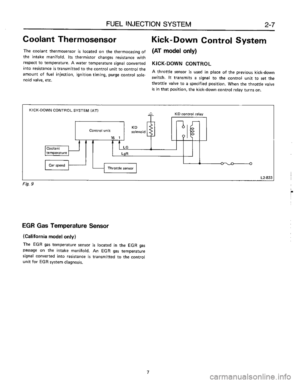 SUBARU LEONE 1989  Service Repair Manual 