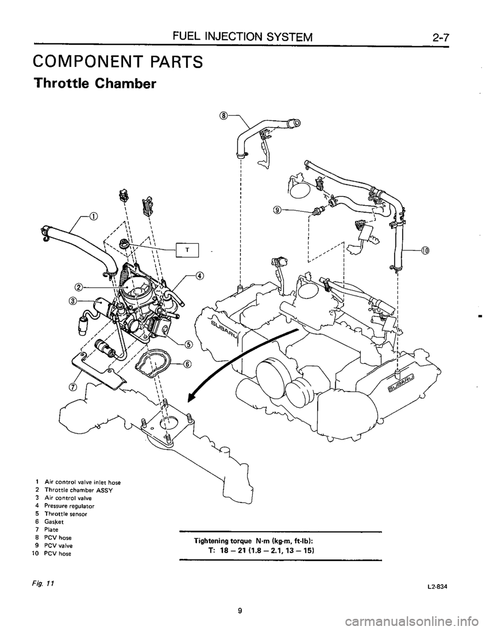 SUBARU LEONE 1989  Service Repair Manual 