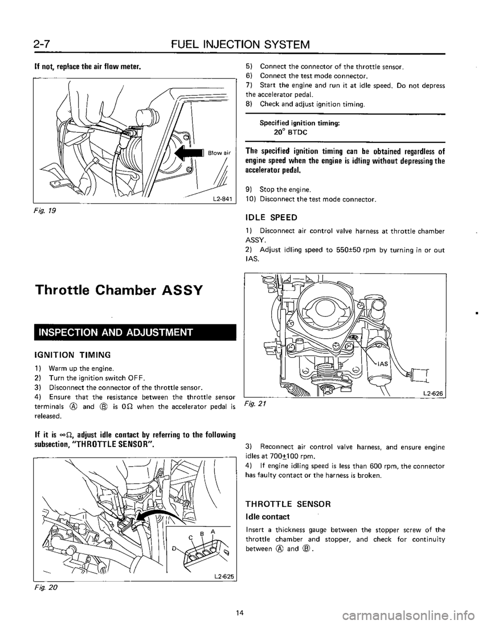 SUBARU LEONE 1989  Service Repair Manual 