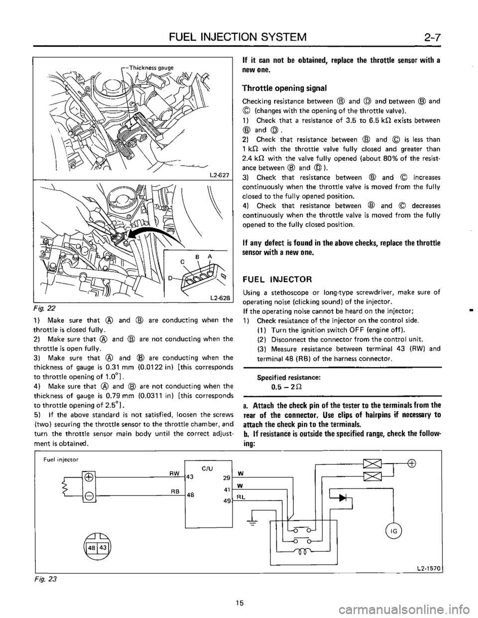 SUBARU LEONE 1989  Service Repair Manual 