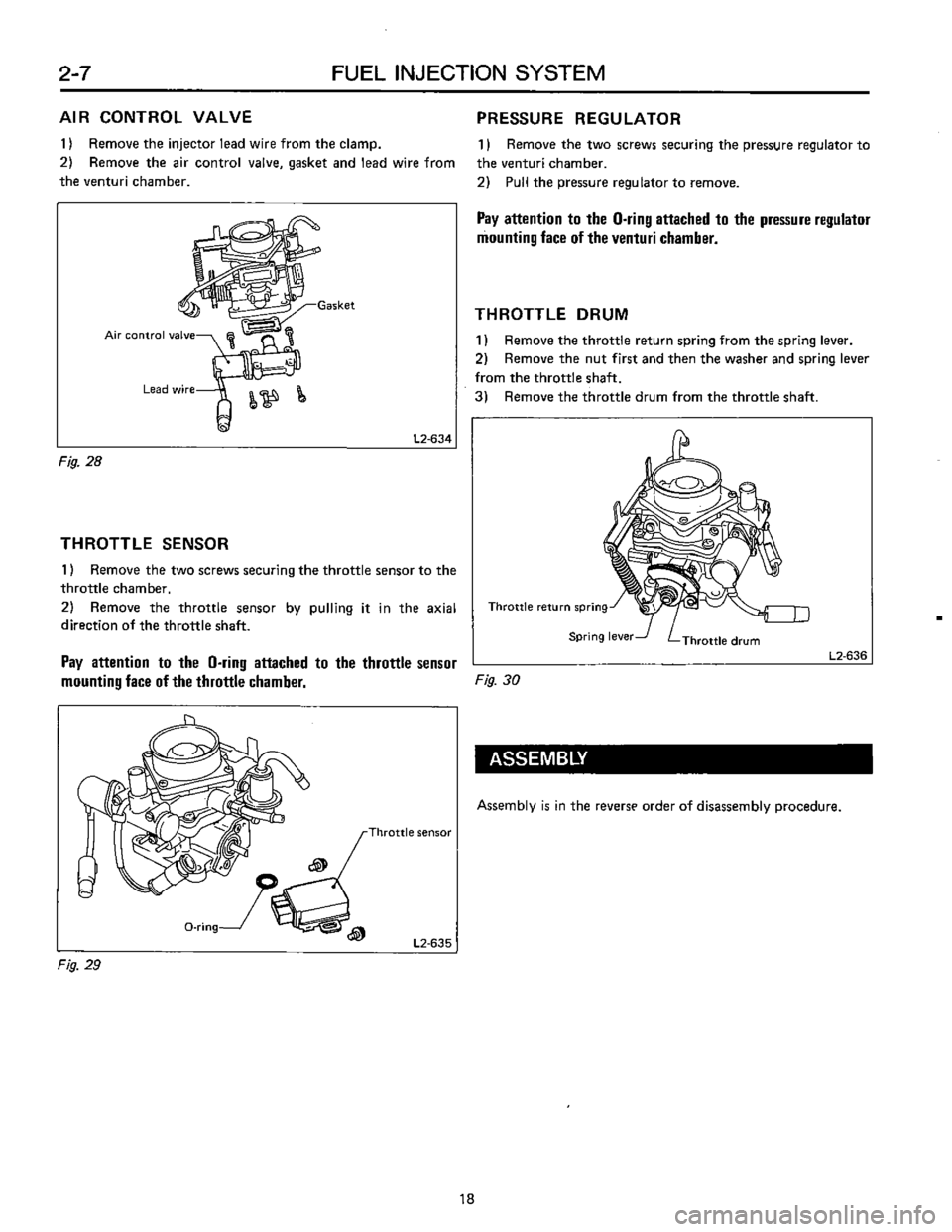SUBARU LEONE 1989  Service Repair Manual 