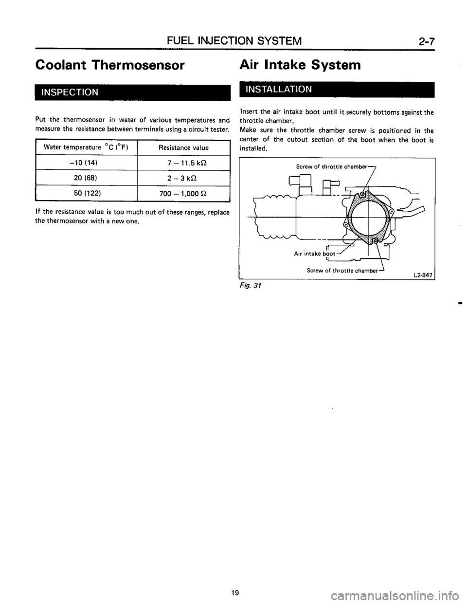 SUBARU LEONE 1989  Service Repair Manual 