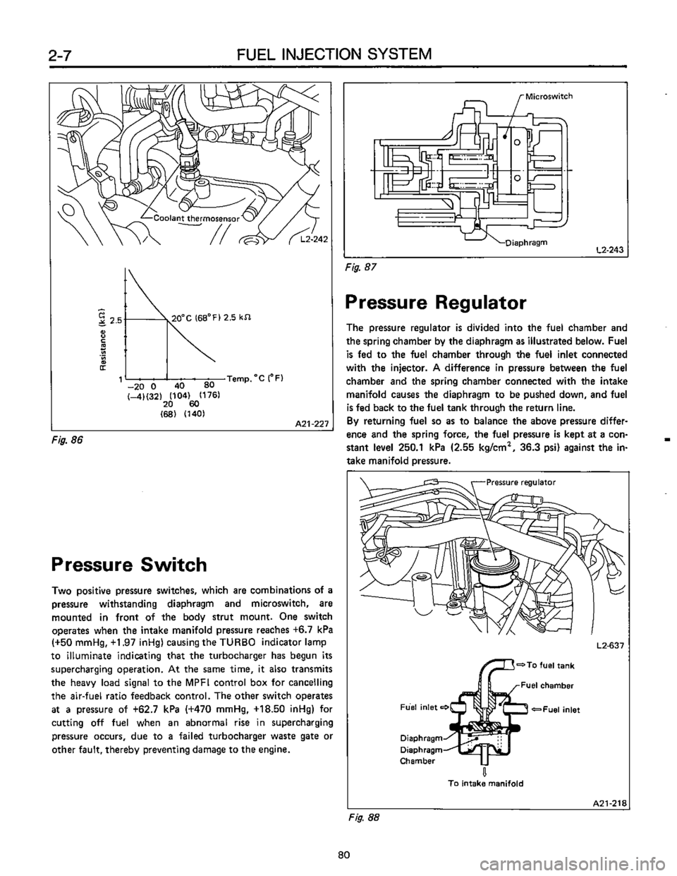 SUBARU LEONE 1989  Service Repair Manual 