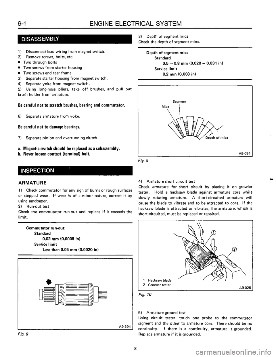 SUBARU LEONE 1989  Service Repair Manual 