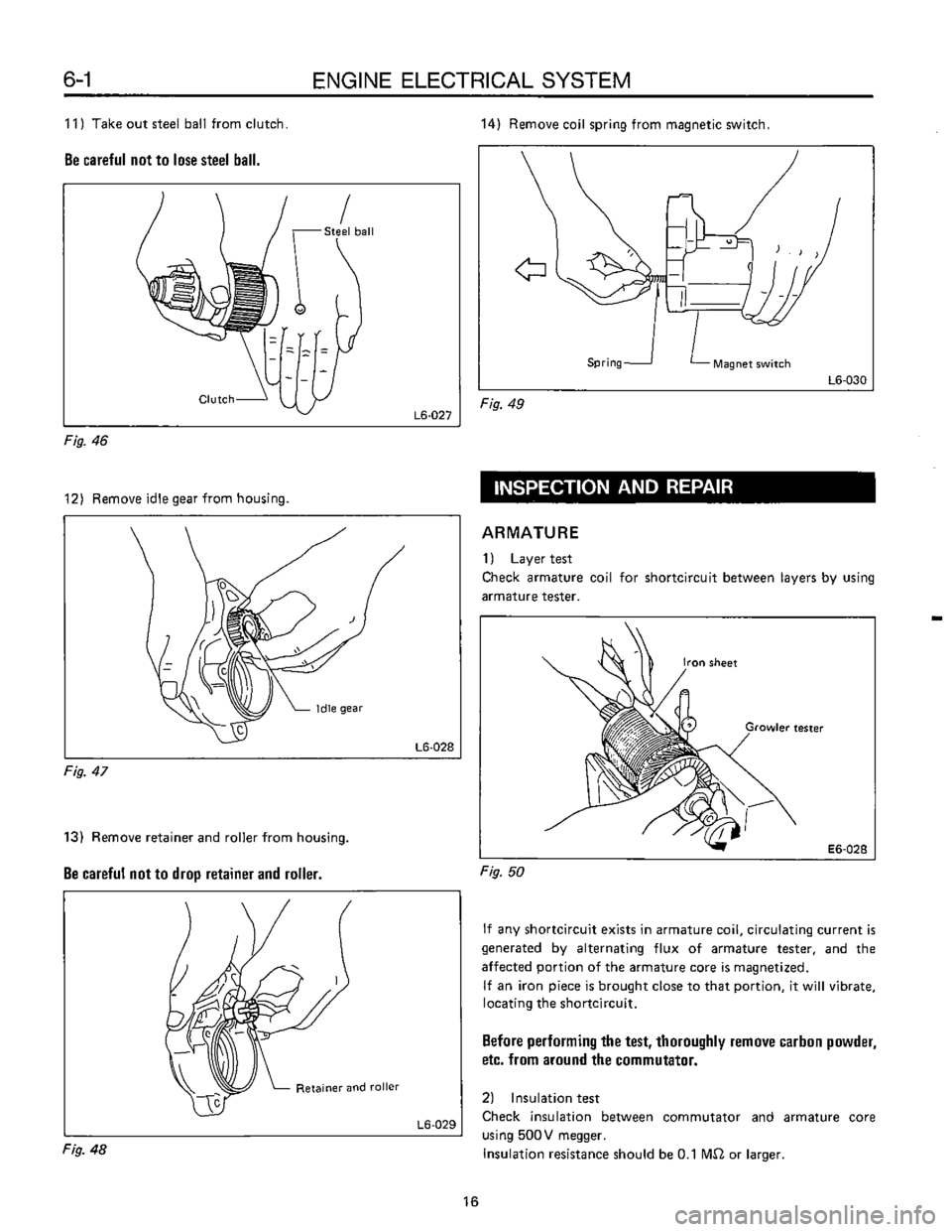 SUBARU LEONE 1989  Service Repair Manual 