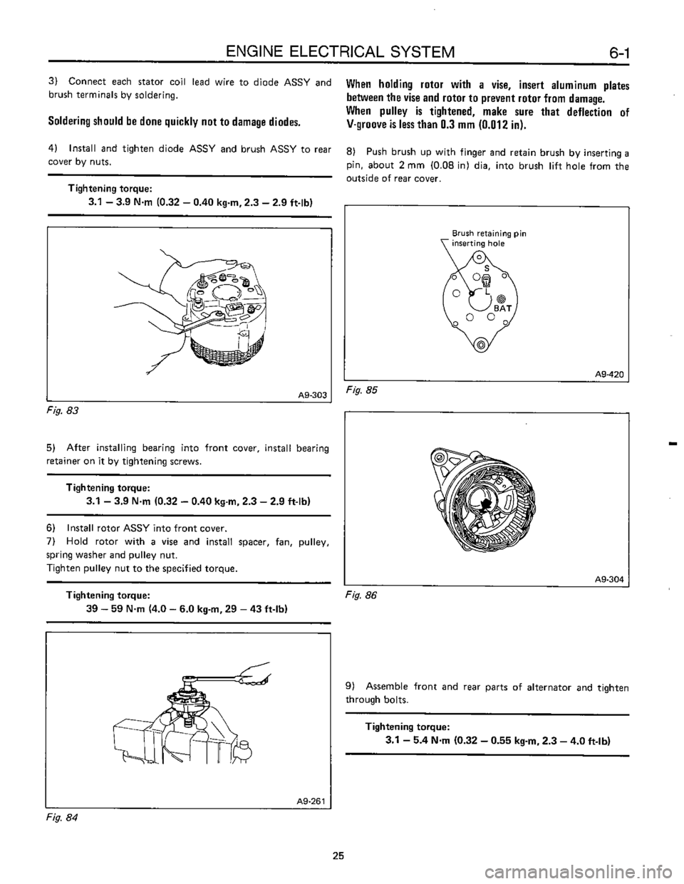 SUBARU LEONE 1989  Service Repair Manual 