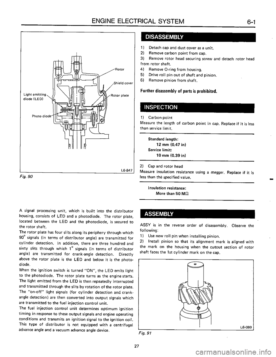 SUBARU LEONE 1989  Service Repair Manual 