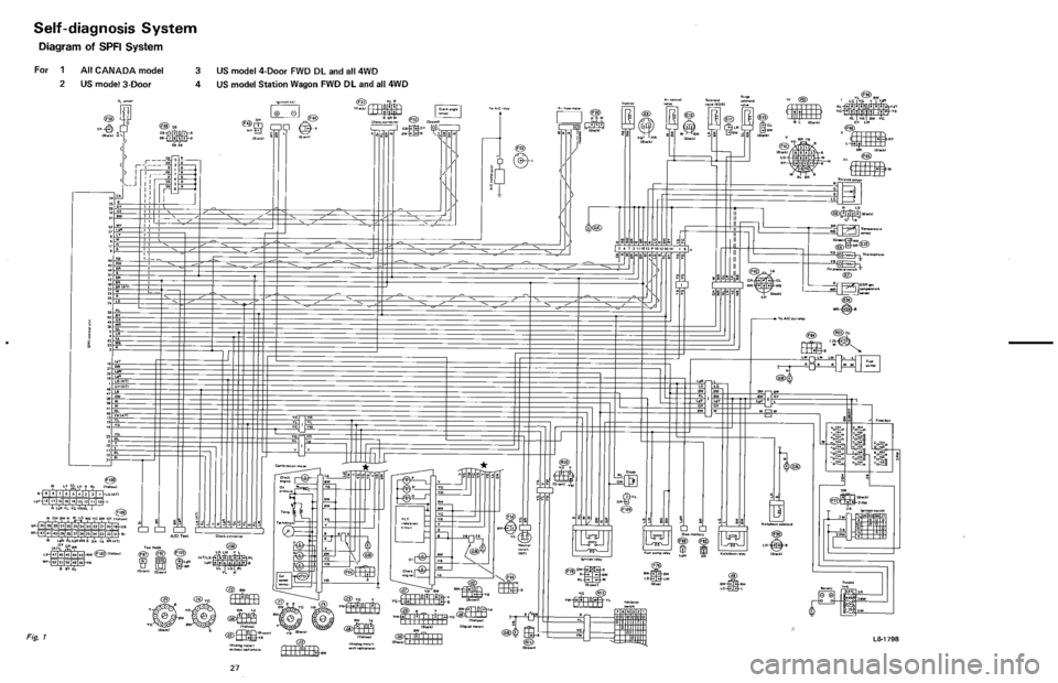 SUBARU LEONE 1989  Service Repair Manual 