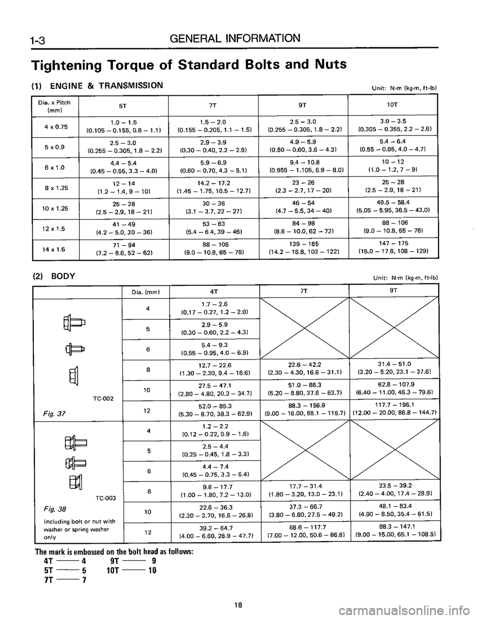 SUBARU LEONE 1989  Service Repair Manual 