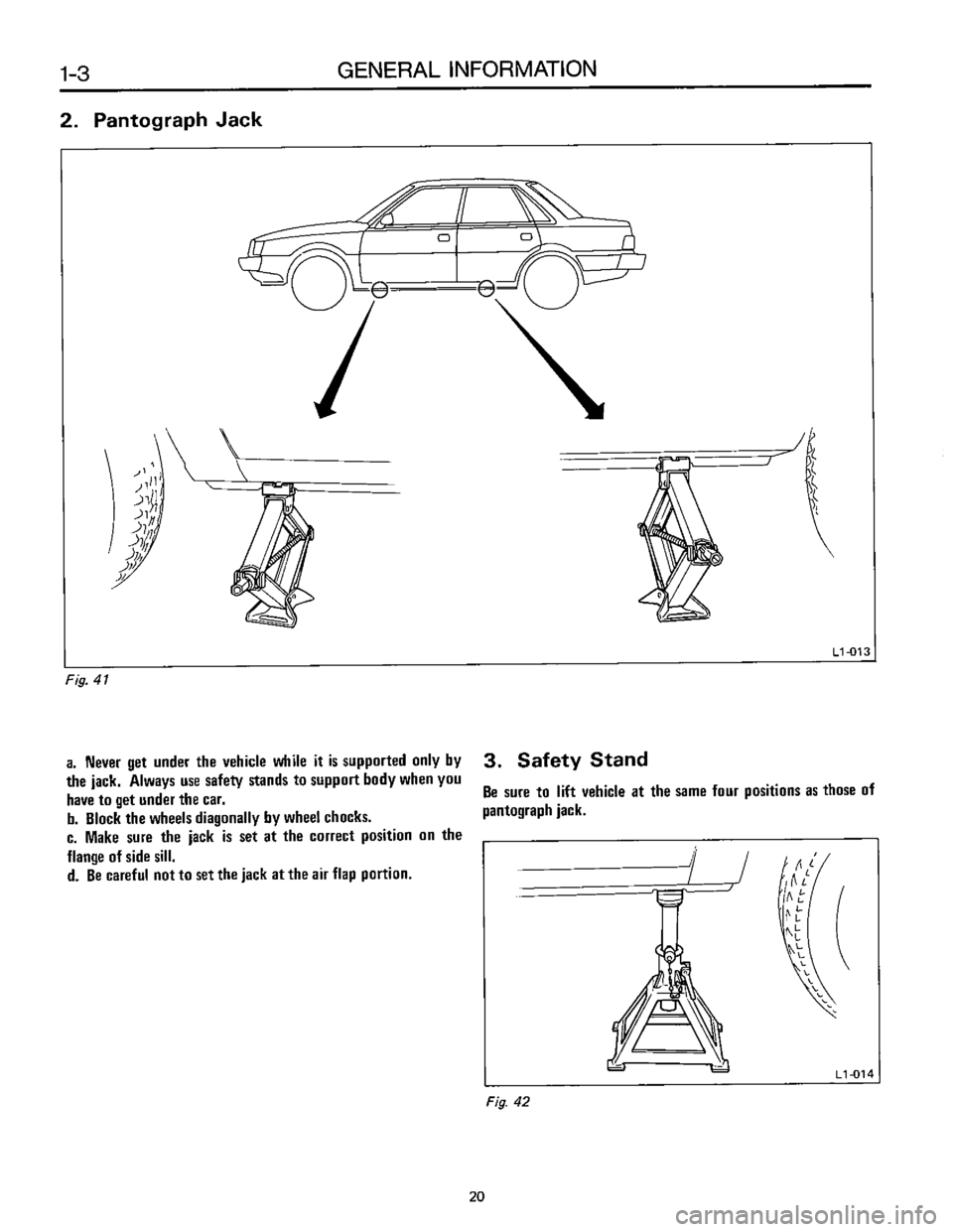 SUBARU LEONE 1989  Service Repair Manual 