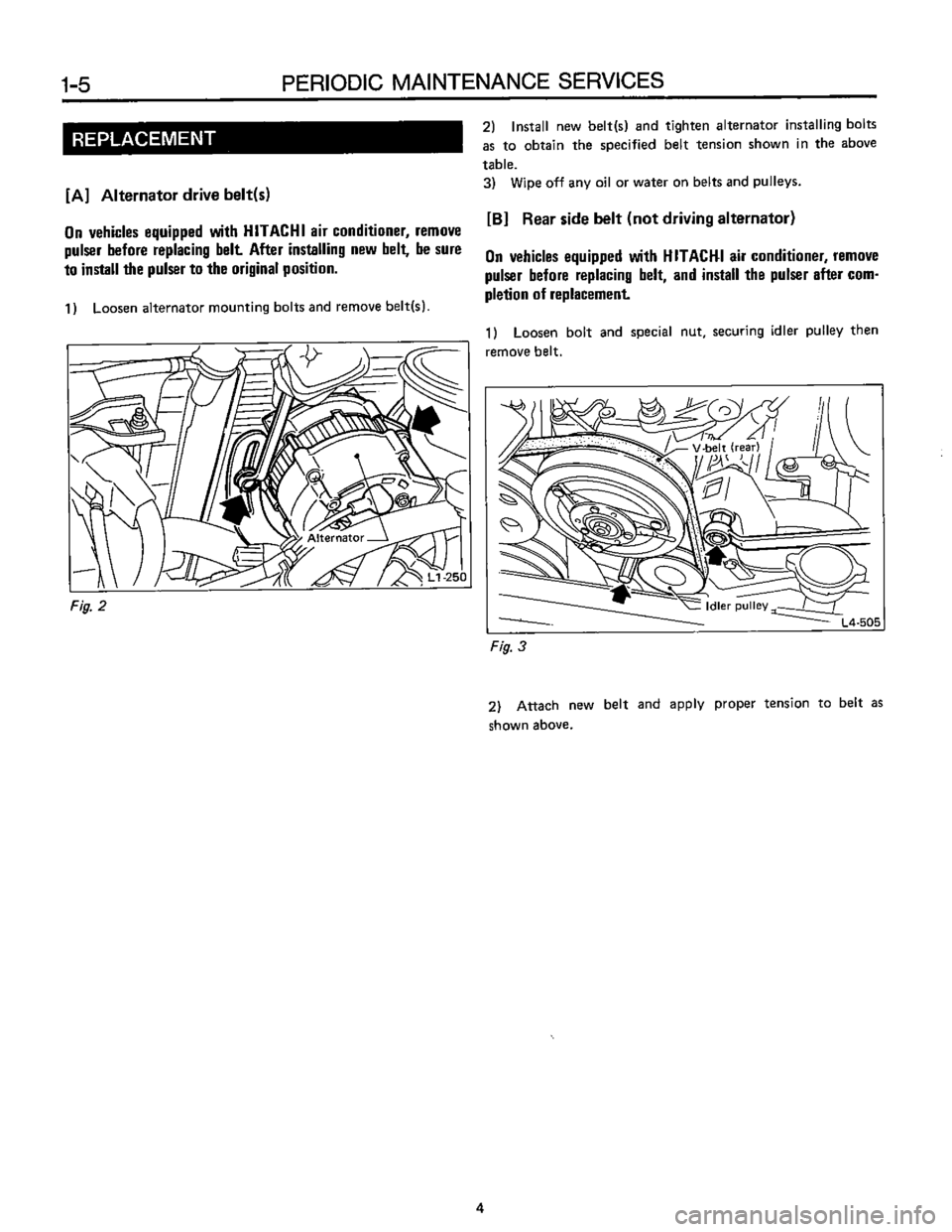 SUBARU LEONE 1989  Service Repair Manual 