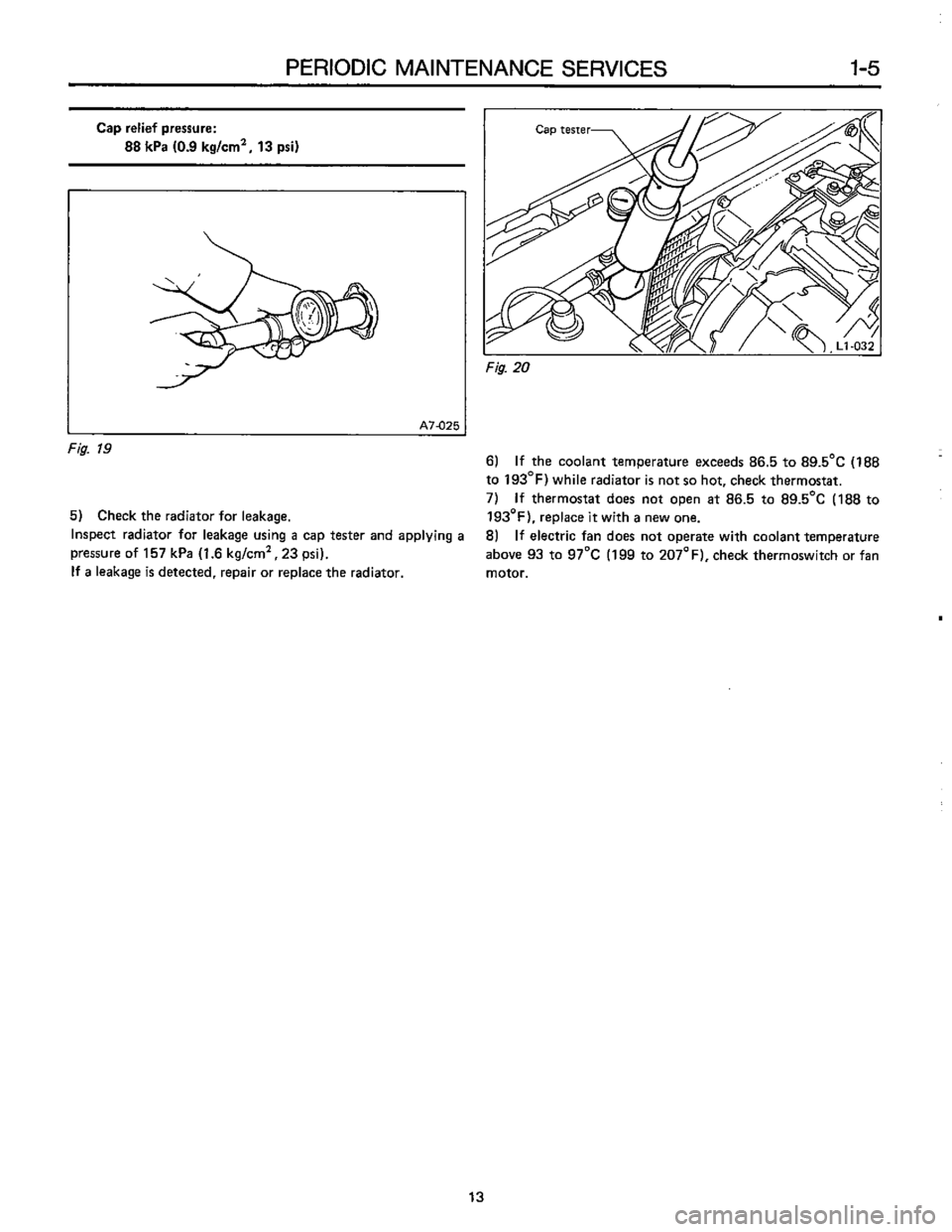 SUBARU LEONE 1989  Service Repair Manual 