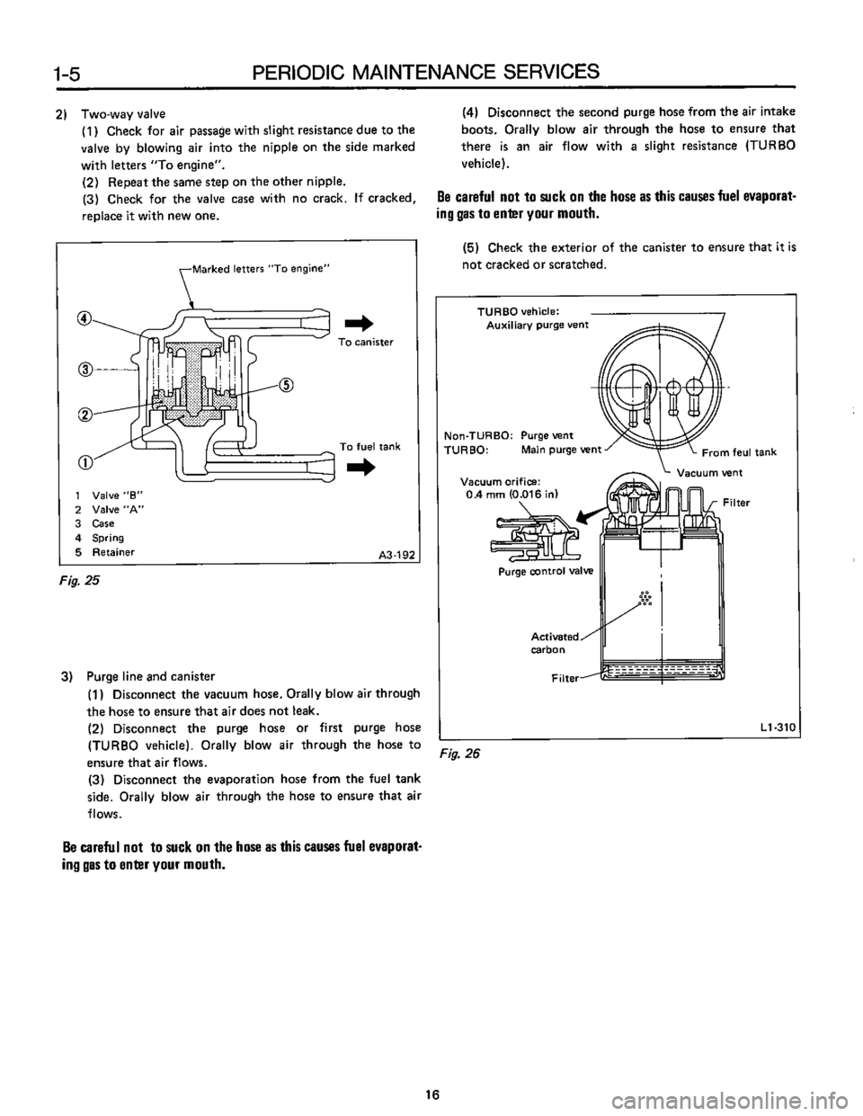 SUBARU LEONE 1989  Service Repair Manual 
