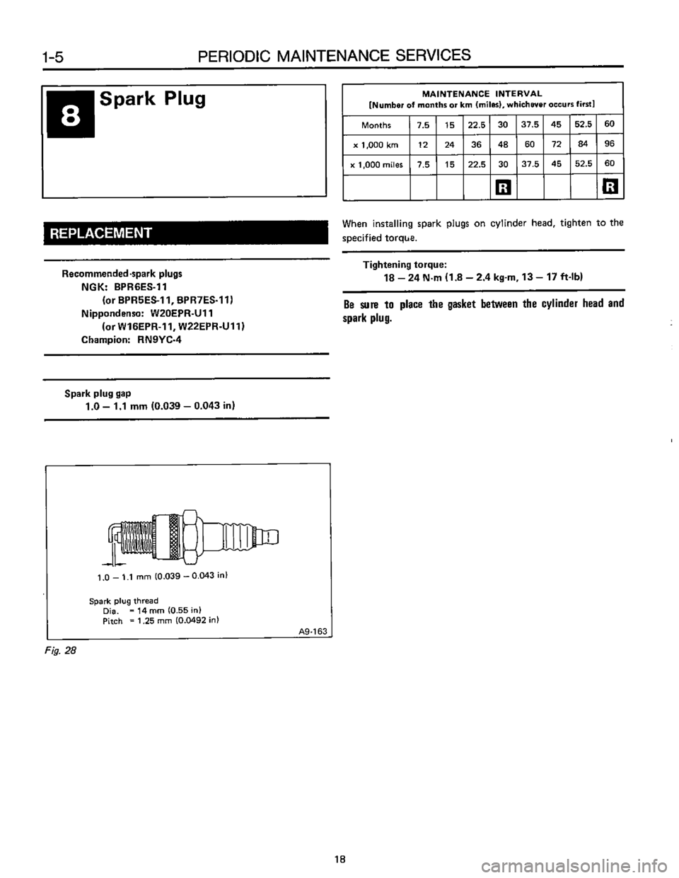 SUBARU LEONE 1989  Service Repair Manual 