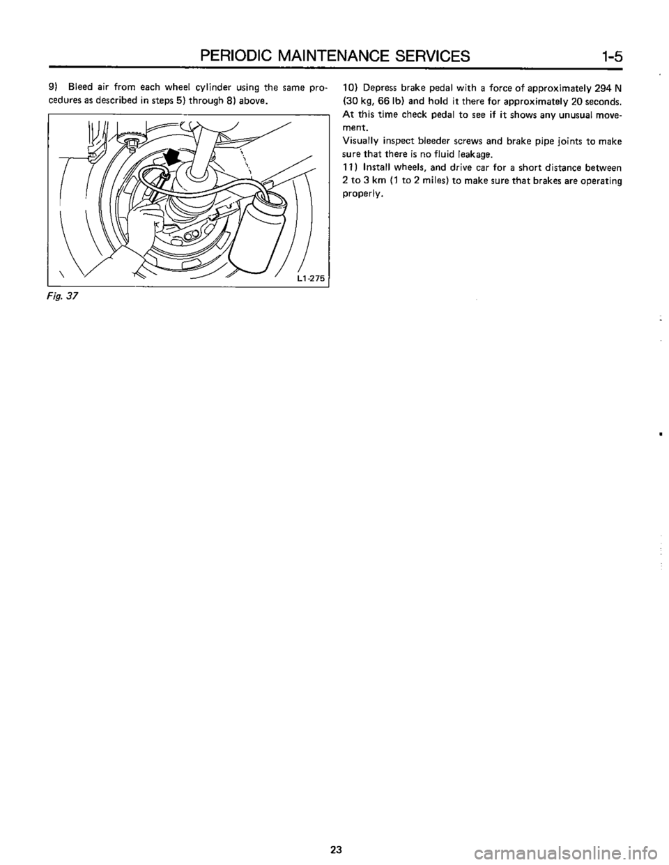 SUBARU LEONE 1989  Service Repair Manual 