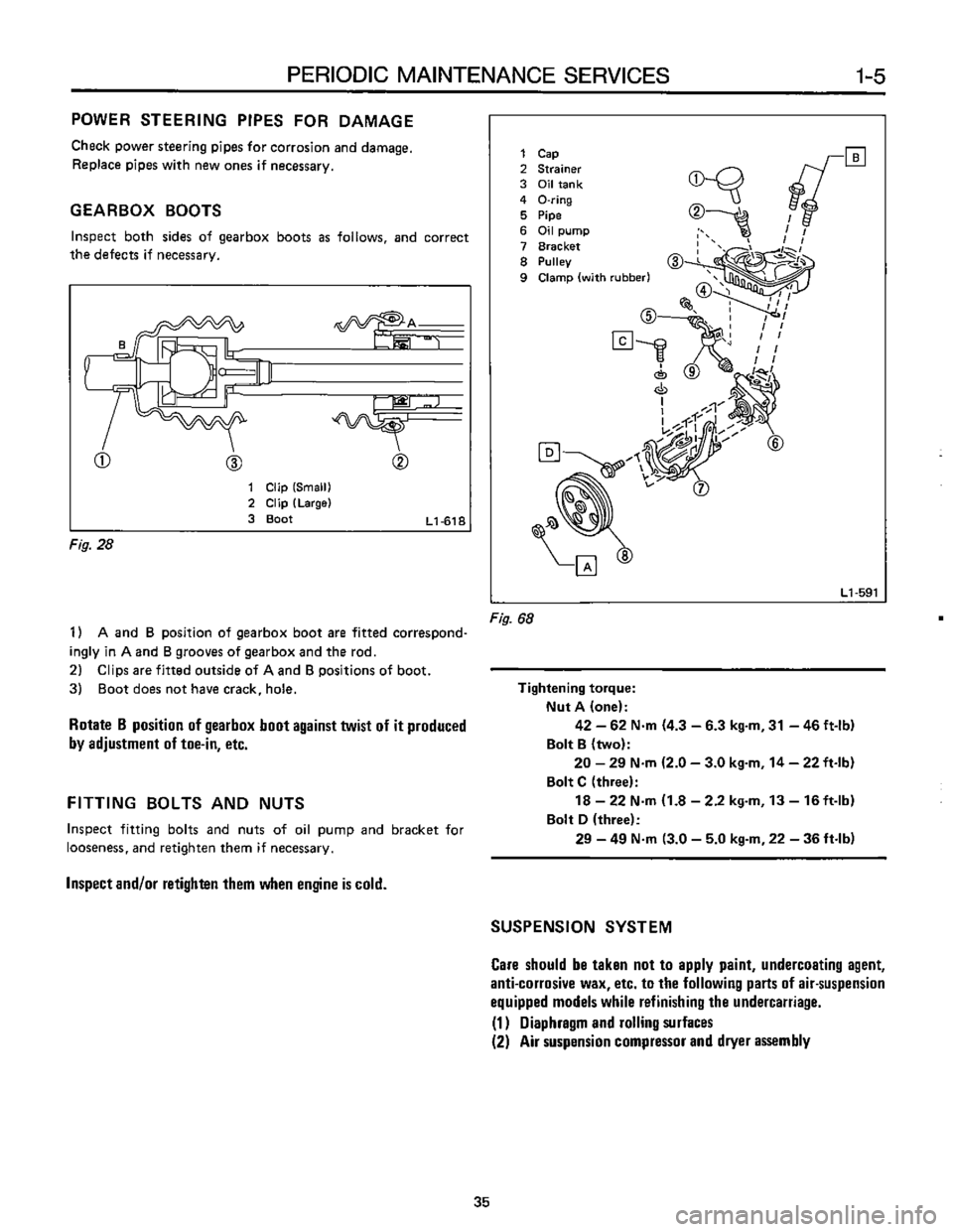 SUBARU LEONE 1989  Service Repair Manual 